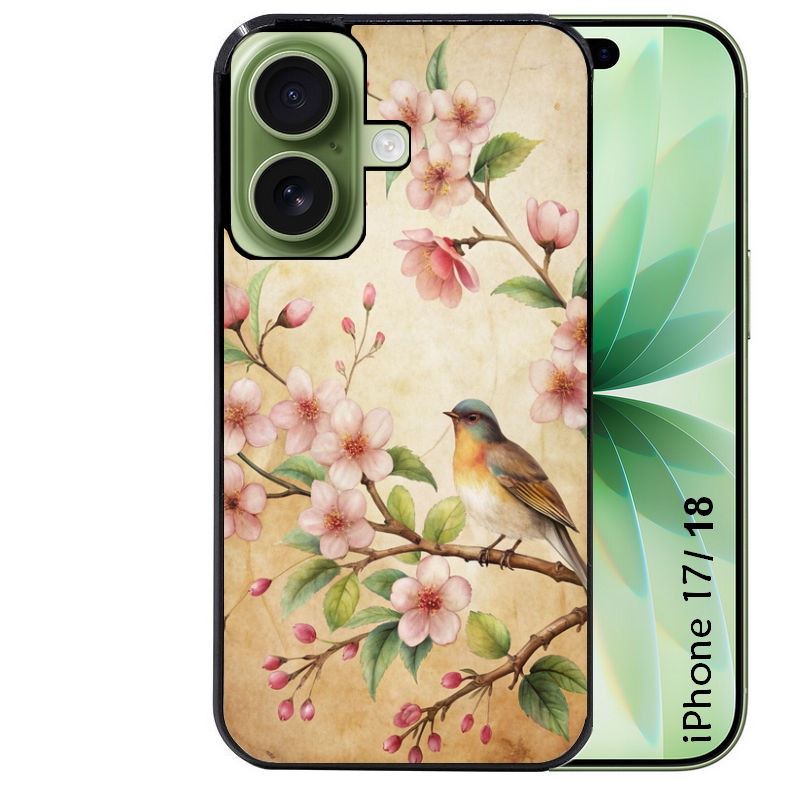 Coque pour Honor 600 SMART fleur et colibri