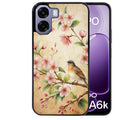 Coque pour Oppo A6 A6 A6K fleur et colibri
