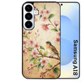 Coque pour Galaxy A08 A18 A28 A38 A58 fleur et colibri