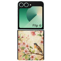 Coque pour Z FLIP 6 7 8 fleur et colibri