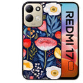 Coque pour Redmi 17 et 17C 4G 5G fleur coquelicot