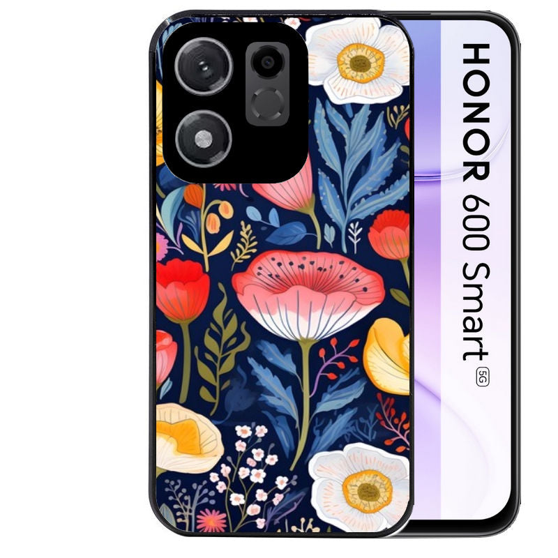 Coque pour Honor 600 SMART fleur coquelicot