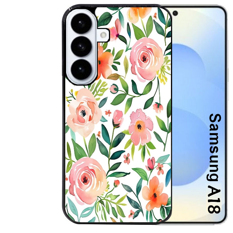 Coque pour Galaxy A08 A18 A28 A38 A58 fleur des champs