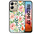 Coque pour Redmi 17 et 17C 4G 5G fleur des champs