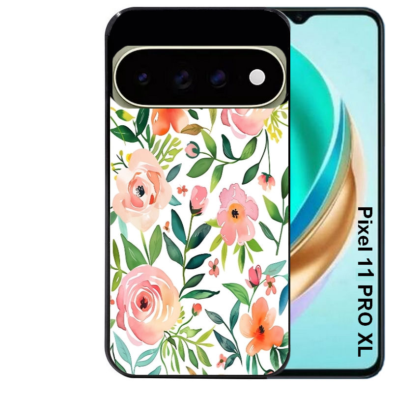 Coque pour Pixel 10 / 11 / PRO / XL fleur des champs