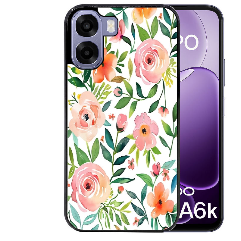 Coque pour Oppo A6 A6 A6K fleur des champs