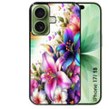 Coque pour Iphone 18 / PRO / PRO MAX / 18E fleur fluo