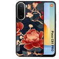 Coque pour POCO C81 PRO fleur japan