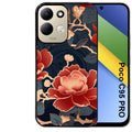 Coque pour POCO C95 PRO fleur japan