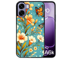 Coque pour Oppo A6 A6 A6K fleur orange