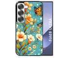 Coque pour Z Fold 8 / ULTRA fleur orange