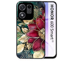 Coque pour Honor 600 SMART fleur poinsettia style noel