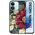 Coque pour Redmi Note 17 et PRO 4G 5G Max fleur poinsettia style noel