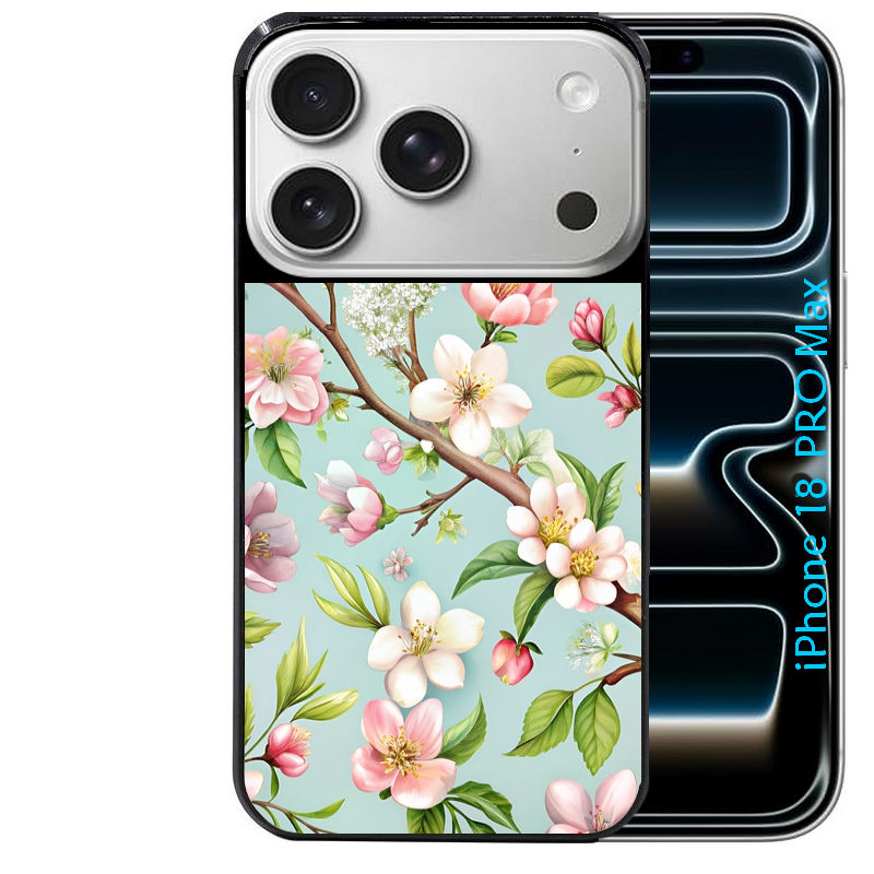 Coque pour Iphone 18 / PRO / PRO MAX / 18E fleur de printemps