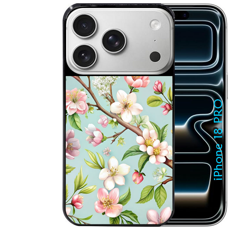 Coque pour Iphone 18 / PRO / PRO MAX / 18E fleur de printemps