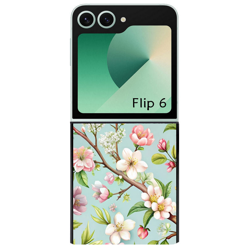 Coque pour Z FLIP 6 7 8 fleur de printemps