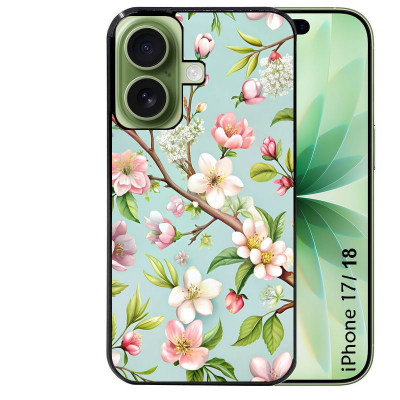Coque pour Iphone 18 / PRO / PRO MAX / 18E fleur de printemps