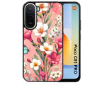 Coque pour POCO C81 PRO fleur rose