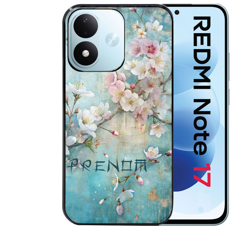 Coque pour Redmi Note 17 et PRO 4G 5G Max fleur sakura