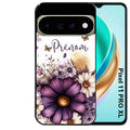 Coque pour Pixel 10 / 11 / PRO / XL fleur violette