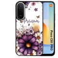 Coque pour POCO C81 PRO fleur violette