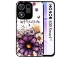 Coque pour Honor 600 SMART fleur violette