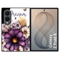 Coque pour Z FOLD 8 fleur violette