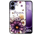 Coque pour Oppo A6 A6 A6K fleur violette