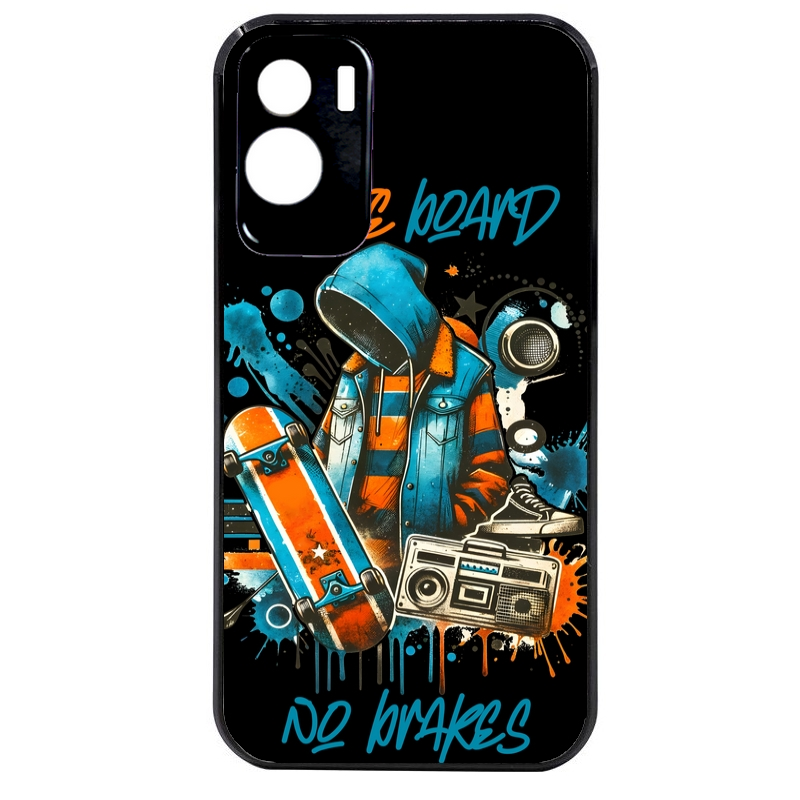 Coque noire taperso pour Honor 70 LITE 90 et LITE avec motif skate board protection antichoc personnalisée