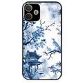 Coque noire taperso pour OPPO A5 PRO 4G et 5G avec motif japan art protection antichoc personnalisée