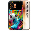 Coque noire taperso pour Honor 600 et 600 PRO avec motif foot color personnalisee protection antichoc personnalisée