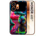Coque noire taperso pour Honor 600 et 600 PRO avec motif foot controle personnalisee protection antichoc personnalisée