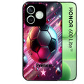 Coque noire pour Honor 600 LITE avec motif foot etoile personnaliséee protection antichoc personnalisée