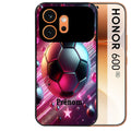Coque noire taperso pour Honor 600 et 600 PRO avec motif foot etoile personnalisee protection antichoc personnalisée