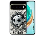 Coque pour Pixel 10 / 11 / PRO / XL personnalisée foot beton