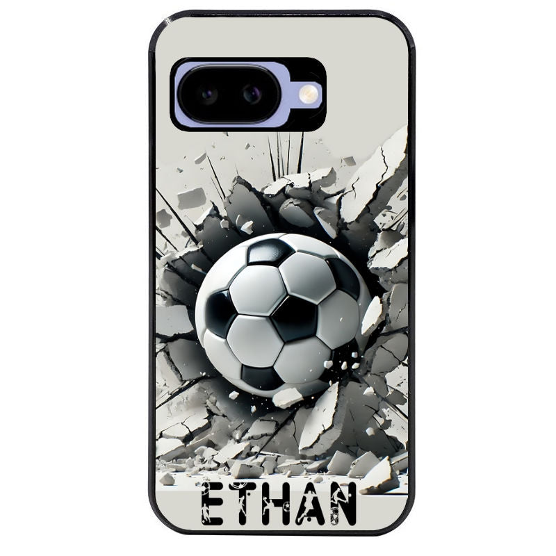 Coque pour Pixel 8A 9A 10A personnalisée foot beton