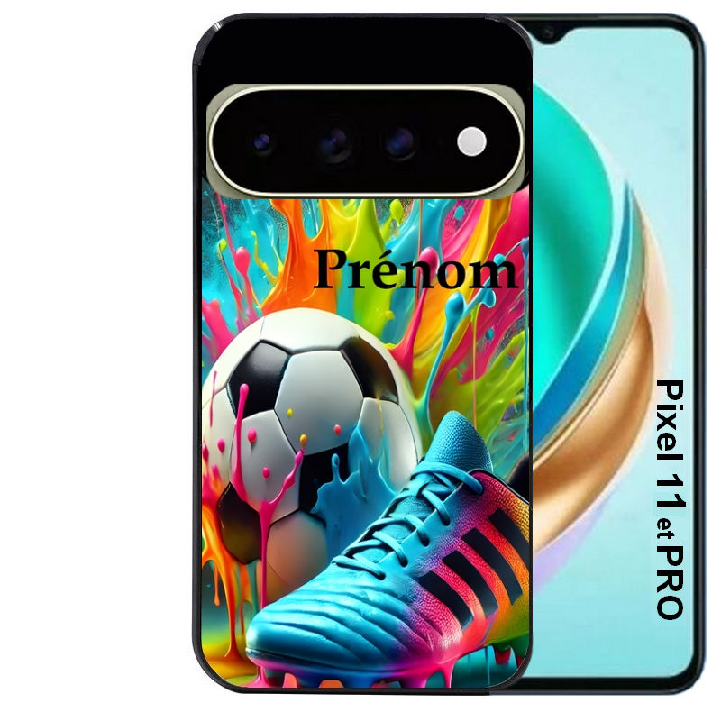 Coque pour Pixel 10 / 11 / PRO / XL personnalisée foot color