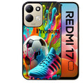 Coque pour Redmi 17 et 17C 4G 5G personnalisée foot color