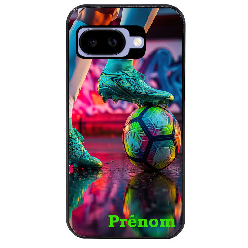 Coque pour Pixel 8A 9A 10A personnalisée foot controle