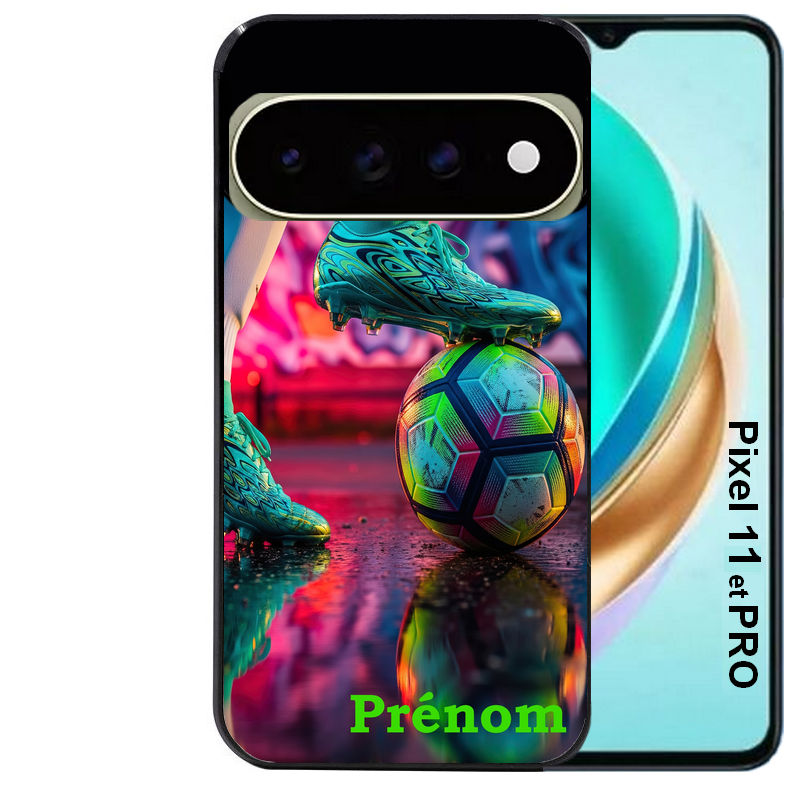 Coque pour Pixel 10 / 11 / PRO / XL personnalisée foot controle