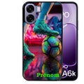 Coque pour Oppo A6 A6 A6K personnalisée foot controle