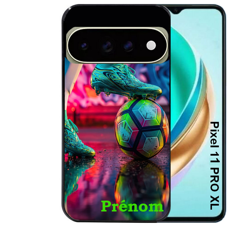 Coque pour Pixel 10 / 11 / PRO / XL personnalisée foot controle