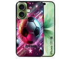 Coque pour Iphone 18 / PRO / PRO MAX / 18E personnalisée foot etoile