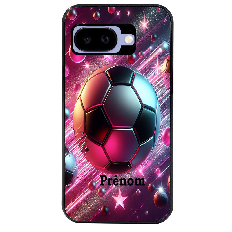 Coque pour Pixel 8A 9A 10A personnalisée foot etoile