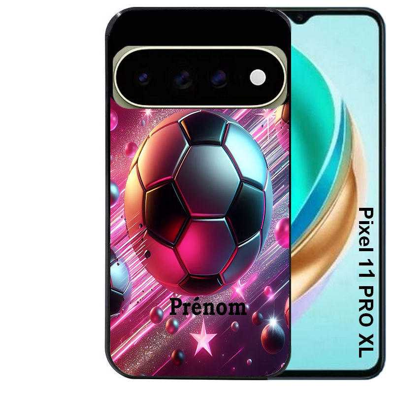 Coque pour Pixel 10 / 11 / PRO / XL personnalisée foot etoile