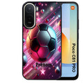 Coque pour POCO C81 PRO personnalisée foot etoile