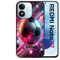 Coque pour Redmi Note 17 et PRO 4G 5G Max personnalisée foot etoile