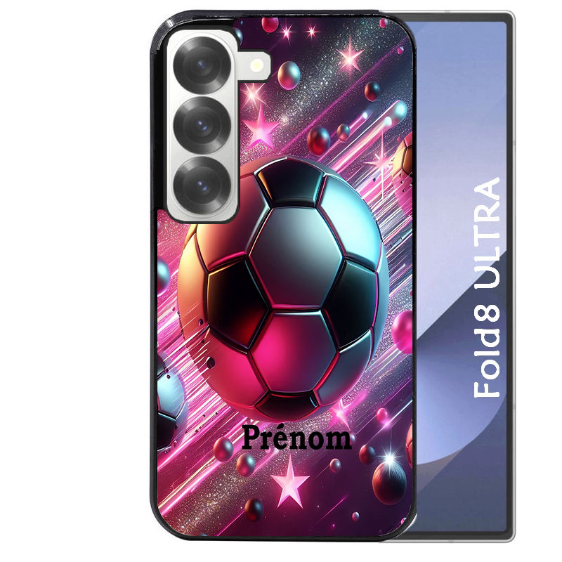 Coque pour Z FOLD 8 ULTRA personnalisée foot etoile