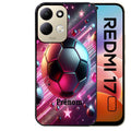 Coque pour Redmi 17 et 17C 4G 5G personnalisée foot etoile