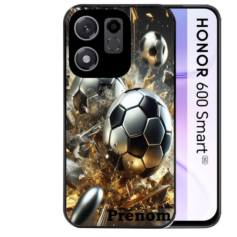 Coque pour Honor 600 SMART personnalisée foot metal